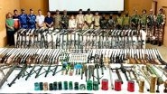 Manipur Arms Crackdown: 203 Weapons Including Rifles, Pistols Recovered in Major Success for Security Forces; IEDs, Grenades Also Seized