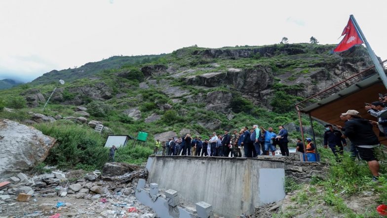 Flash Floods Hit Nepal-China Border: 9 Killed, 20 Missing After Monsoon Rains Flooded River in Rasuwa District