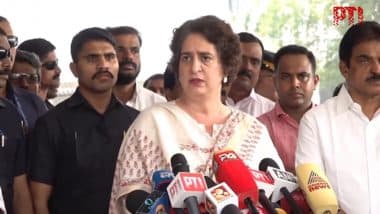 Odisha Student Self-Immolation: Priyanka Gandhi Slams BJP-Led Government Over FM College Student’s Death, Alleges Pattern of Injustice