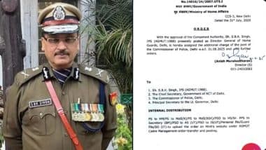 Who Is SBK Singh? Key Things To Know About Shashi Bhushan Kumar Singh Who Got Additional Charge As Delhi Police Commissioner