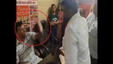 Thane: MNS Leader Slaps Staffer of Gaming Zone Frequented by Children in School Hours; Video Goes Viral