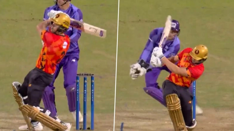 England's Youngest Captain Jacob Bethell Slams Three Sixes In-A-Row, Showcases Power-Hitting Skills During 48-Run Knock in Northern Superchargers vs Birmingham Phoenix The Hundred 2025 Match (Watch Video)