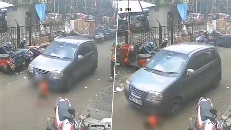 Mumbai: 4-Year-Old Boy Injured After Being Run Over by Car in Kanjurmarg, Police Respond After CCTV Video Surfaces