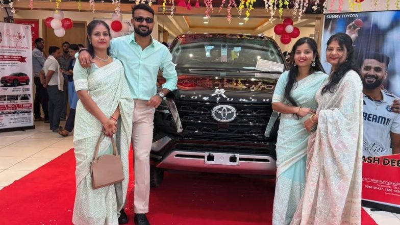 India National Cricket Team Pacer Akash Deep Issued Show-Cause Notice By Lucknow RTO Over Usage of Newly-Purchased SUV: Report