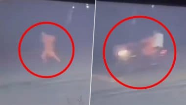 Balrampur Horror: Deaf-Mute Woman Gang-Raped Near Government Officials’ Homes in UP; 2 Arrested After Police Encounter, Chilling Video Shows Culprits Chasing Victim