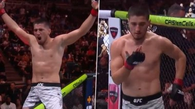Baisangur Susurkaev Beats Eric Nolan by Submission at UFC 319 To Earn Victory on Ultimate Fighting Championship Debut (Watch Video)