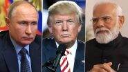 Donald Trump-Vladimir Putin Meeting: India Welcomes US-Russia Summit in Alaska, Says ‘Ready To Support Peace Efforts in Ukraine’