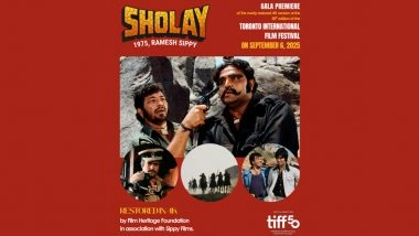 50 Years of ‘Sholay’: Restored Version Iconic Bollywood Classic Film to Screen at Toronto International Film Festival 2025 on September 6
