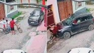 Lucknow: Child in ICU After Car Rams Into 3 People, Horrific Accident Video Surfaces