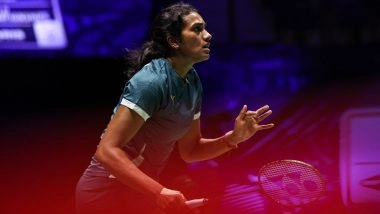 PV Sindhu Knocked Out of Hong Kong Open 2025; India Star Shuttler Suffers 21-15,16-21,19-21 Loss To Line Christophersen