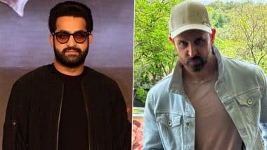 NTR vs Hrithik in ‘War 2’: Jr NTR Challenges Hrithik Roshan With Billboard Taunt ‘Ghungroo Toot Jaayenge’ As Countdown to YRF Spy Universe Film Begins (See Pics)