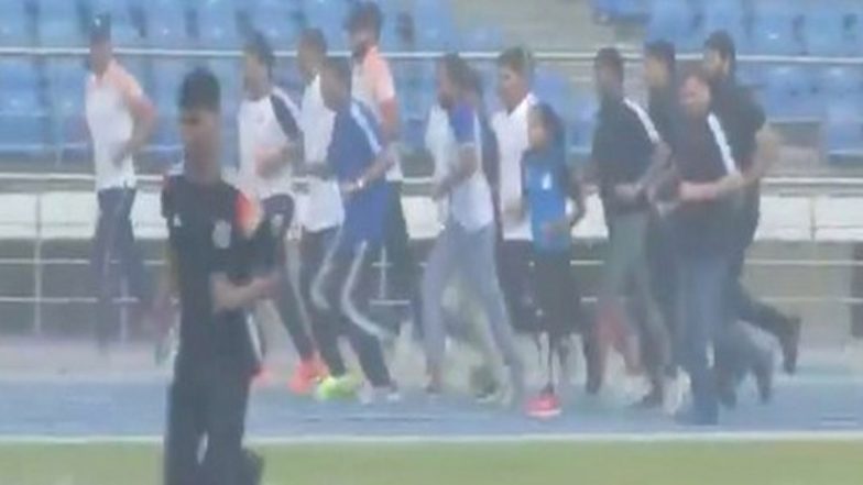 National Sports Day 2025: Mansukh Mandaviya Inaugurates New Track at Jawaharlal Nehru Stadium