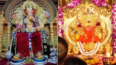 Ganesh Chaturthi 2025: Devotees Throng Lalbaugcha Raja and Shree Siddhivinayak Ganpati Temple on the Occasion of Ganeshotsav (See Pic and Video)