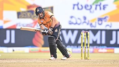 Maharaja Trophy KSCA T20 2025: KL Shrijith, Abhinav Manohar Fire Hubli Tigers to Big Win Over Shivamogga Lions