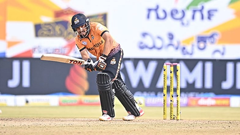 KL Shrijith, Abhinav Manohar Fire Hubli Tigers to Big Win Over Shivamogga Lions    