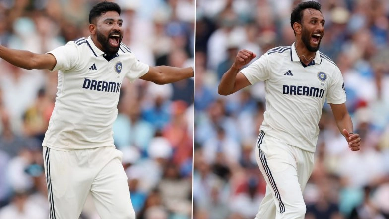 India Level Anderson-Tendulkar Trophy 2025; Prasidh Krishna, Mohammed Siraj Help Shubman Gill and Co Achieve Memorable Comeback As They Equalise Series 2-2 Following Narrow 6-Run Victory Over Hosts