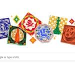 India Independence Day 2025 Google Doodle: Traditional Tile Artwork Showcases India’s Space Feats, Chess Glory, Cricket Wins and Global Film Honours