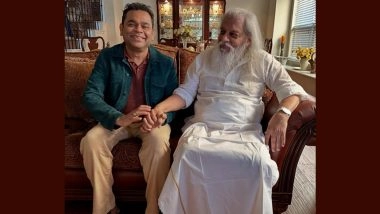 AR Rahman Calls on Legendary Singer KJ Yesudas in Dallas; Says He Is Amazed by the Singer’s Research Work and Love for Indian Classical Music