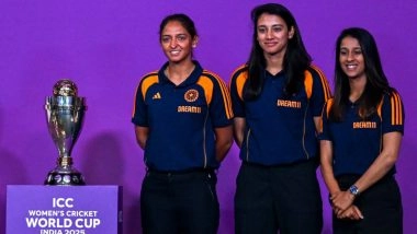 India Squad for ICC Women's World Cup 2025: Harmanpreet Kaur to Lead; Pratika Rawal, Sneh Rana, Sree Charani Included; Shafali Verma Misses Out