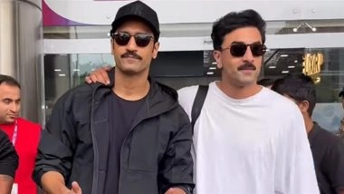 Ranbir Kapoor and Vicky Kaushal Reunite in Jaipur for Sanjay Leela Bhansali’s ‘Love and War Shoot’, Fans Excited To See Duo Together After ‘Sanju’ (Watch Video)