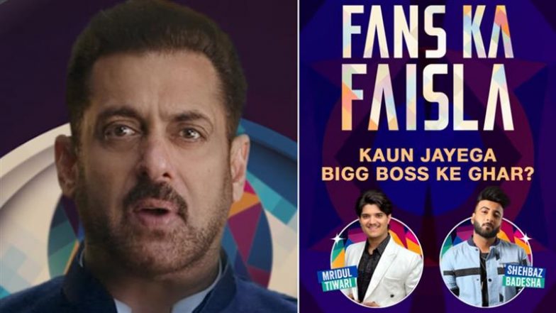 ‘Bigg Boss 19’: Salman Khan’s Show Adopts ‘Democrazy’ Format With Fans Ka Faisla Contest; Viewers To Pick Between Shehnaaz Gill’s Brother Shehbaz Badesha and YouTuber Mridul Tiwari To Enter House (Watch Video)