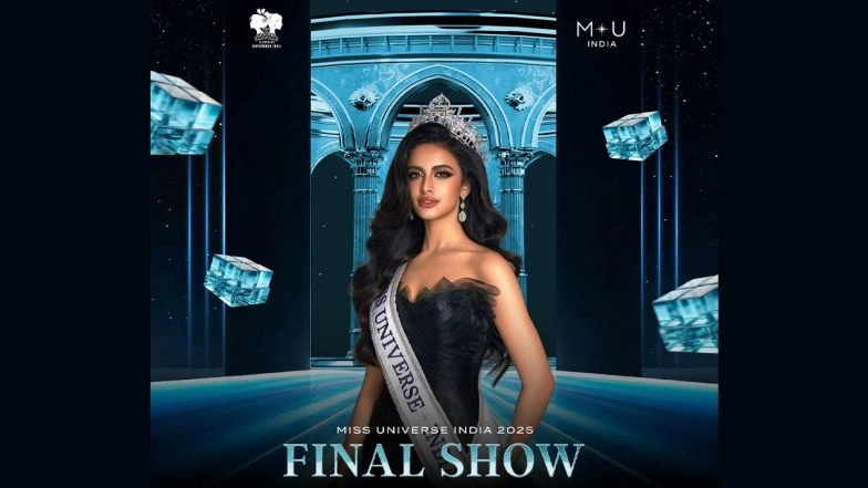 Miss Universe India 2025 Winner Is Manika Vishwakarma, Watch Winning Moment As Rhea Singha Crowns Her Successor on the Grand Finale Night