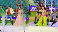 UP T20 League 2025 Opening Ceremony: Tamannaah Bhatia, Janhvi Kapoor and Sidharth Malhotra Add Bollywood Tadka to Uttar Pradesh T20 League Opening Ceremony in Ekana Cricket Stadium (View Pics and Videos)