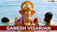 Ganesh Visarjan 2025: Ward-Wise List of Artificial Ganapati Immersion Sites Made by BMC Across Mumbai