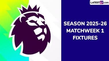 English Premier League 2025-26 Matchweek 1 Fixtures With UK and IST Timings