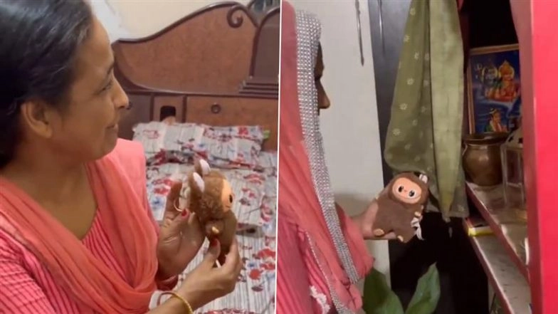 ‘Jai Labubu!’ Indian Mother Worships Labubu Doll After Daughter Says It’s a ‘Chinese God,’ Internet Can’t Get Enough of Desi Mom’s Innocence (Watch Video)