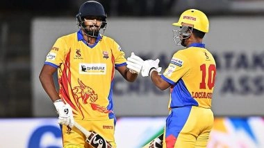 Maharaja Trophy KSCA T20 2025: Lochan Gowda’s Half-Century Guides Mangaluru Dragons to Final With Seven-Wicket Win Over Bengaluru Blasters