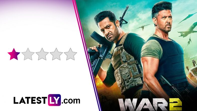 ‘War 2’ Movie Review: Hrithik Roshan and Jr NTR’s Spy Showdown Sinks Under Bad VFX and Brain-Dead Screenplay (LatestLY Exclusive)