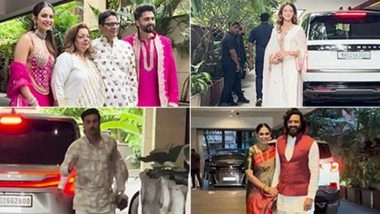 Ganesh Chaturthi 2025: Ananya Panday, Ranbir Kapoor, Riteish-Genelia and Others at Rakul Preet Singh and Jackky Bhagnani's Ganpati Celebrations (View Posts)