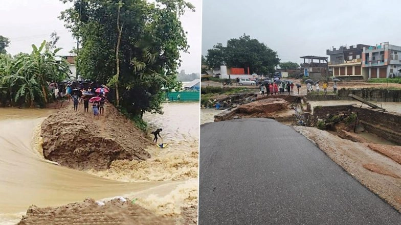 Telangana Weather Update and Forecast: Kamareddy and Medak Districts Inundated As Heavy Rains Lash State; IMD Predicts More Showers, Issues Red Alert for Nizamabad District