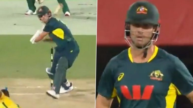 Mitchell Marsh Becomes Second Australian After Aaron Finch To Hit Six off First Ball of T20I Innings, Achieves Feat During AUS vs SA 1st T20I 2025 (Watch Video)