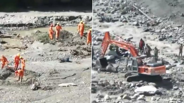 Uttarakhand Cloudburst: 164 Rescued From Dharali and Harshil, Airlifted to ITBP Matli; Relief Operation Underway (Watch Video)