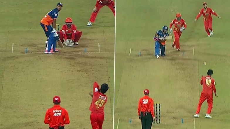 Shubham Mishra Rattles Opposition With Stellar Five-Wicket Haul, Achieves Feat During Kanpur Superstars vs Kashi Rudras UP T20 League 2025 Match (Watch Video)