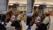 ‘One and Only Superstar’: Rajinikanth Flies Economy, Gets Up From His Seat and Greets Fans Inside Flight Ahead of ‘Coolie’ Release; Netizens React to Thalaivar's Viral Video – WATCH