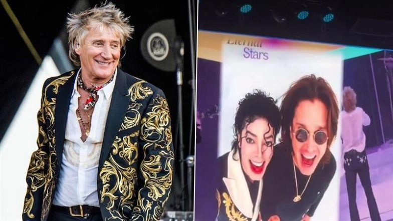 Rod Stewart Pays Tribute to Ozzy Osbourne With AI-Generated Video of Heavy Metal Legend in Heaven With Late Music Icons; Internet Calls It ‘Weird AF’ (Watch Video)