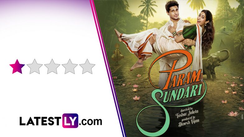 ‘Param Sundari’ Movie Review: Sidharth Malhotra and Janhvi Kapoor’s Romance Drowns in This Racially Offensive Love Story (LatestLY Exclusive)