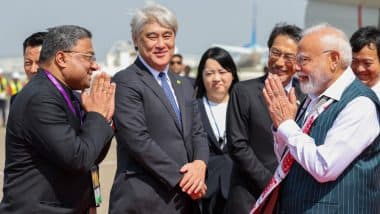 PM Modi in Tokyo: PM Narendra Modi Says ‘Look Forward to Engaging With PM Shigeru Ishiba’, Calls Japan Visit an Opportunity To Deepen Existing Partnerships