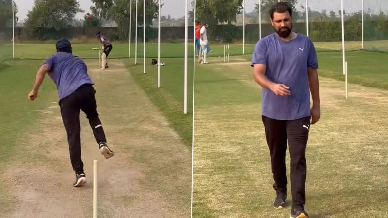 Mohammed Shami To Turn Leg Spinner? Team India Bowler Shares Glimpses of His Spin Bowling in Nets (Watch Video)