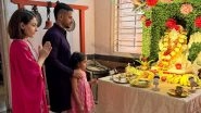 Ganesh Chaturthi 2025 Celebrations: Kunal Khemmu, Soha Ali Khan Offer Prayers to Lord Ganesha; Share Heartwarming Family Moments With Daughter Inaaya (View Post)