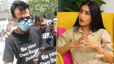 'Are Bhai WhatsApp Kar Deta' Ex-Wife Dhanashree Verma Takes Dig At Yuzvendra Chahal For Wearing 'Be Your Own Sugar Daddy' Printed T-Shirt During Divorce Case Hearing (Watch Video)