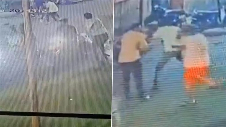 Pune: 1 Injured, 4 Arrested After 2 Groups Clash Near Z Bridge Over Old Dispute in Vishrambagh; CCTV Video Surfaces