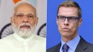 PM Narendra Modi and Finnish President Alexander Stubb Hold Telephonic Conversation; Discuss Ukraine Conflict, Trade and Technology