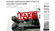 Fact Check: Is India Halting Defence Deals With US Over Tariff Row? Defence Ministry Calls Media Reports False and Fabricated