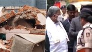 Bengaluru Cylinder Blast: 1 Killed, 9 Injured After Suspected LPG Explosion in Wilson Garden; Karnataka CM Siddaramaiah Visits Site (See Pics and Video)
