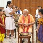 Raksha Bandhan 2025: PM Narendra Modi, Defence Minister Rajnath Singh and Union Minister Piyush Goyal Celebrate Rakhi With Children (See Pics and Video)