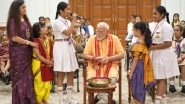 Raksha Bandhan 2025: PM Narendra Modi, Defence Minister Rajnath Singh and Union Minister Piyush Goyal Celebrate Rakhi With Children (See Pics and Video)